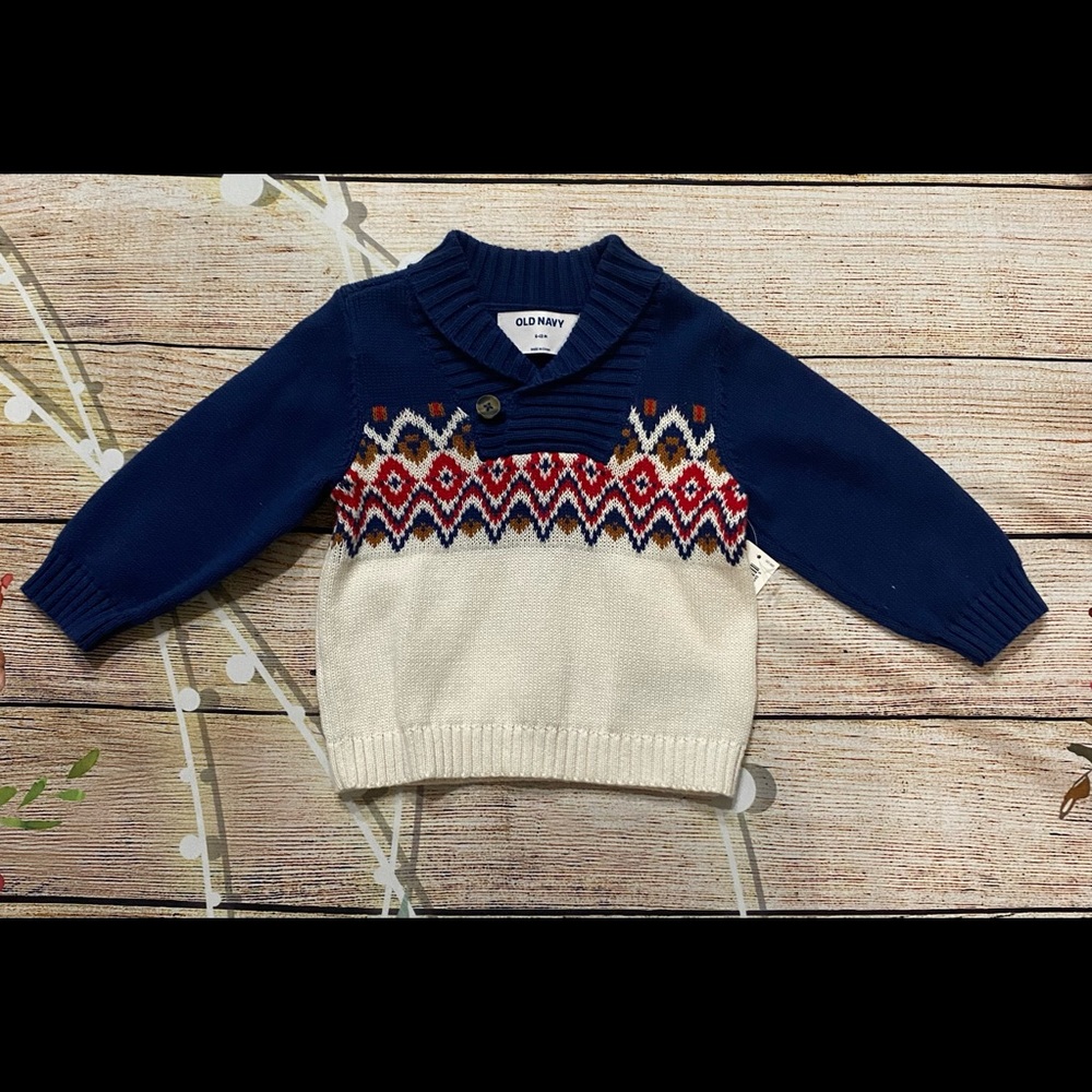 Old Navy Baby Boy Sweater 6-12months